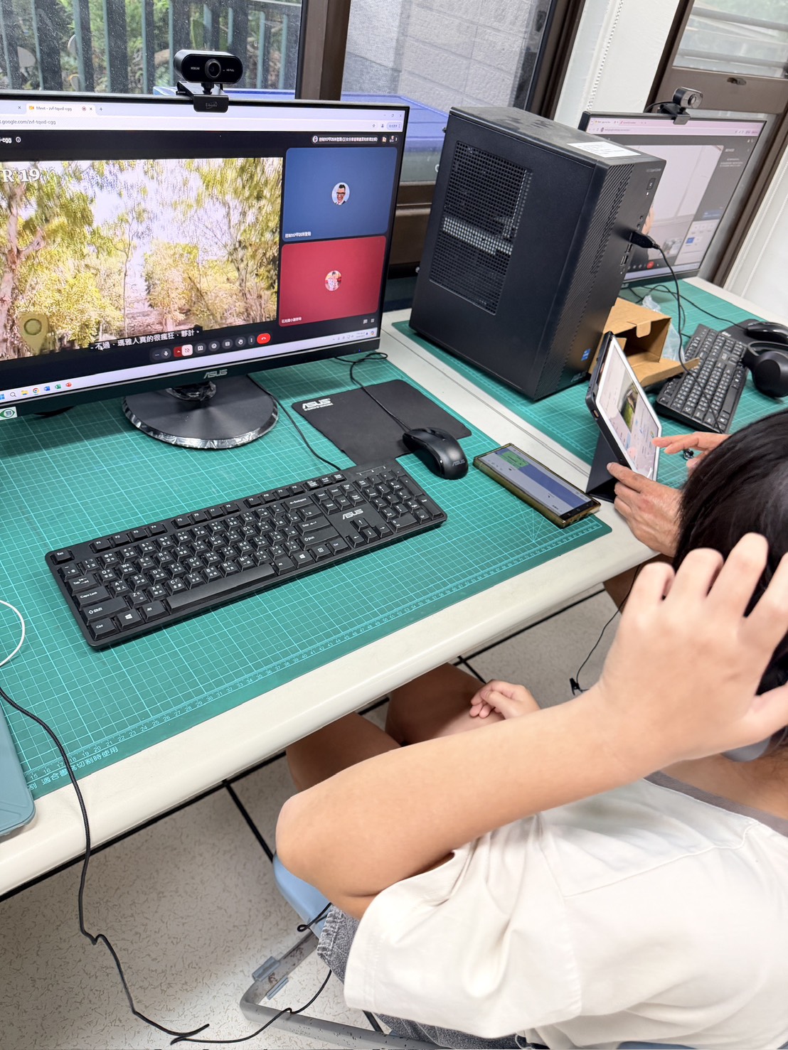 石光國小孩子課堂學習