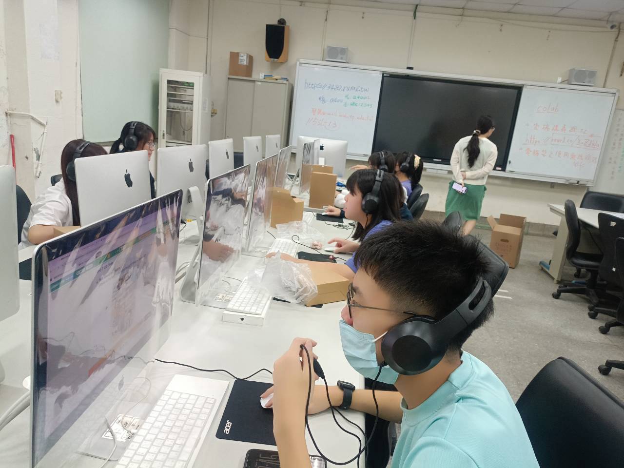 華江高中大學伴線上教學
