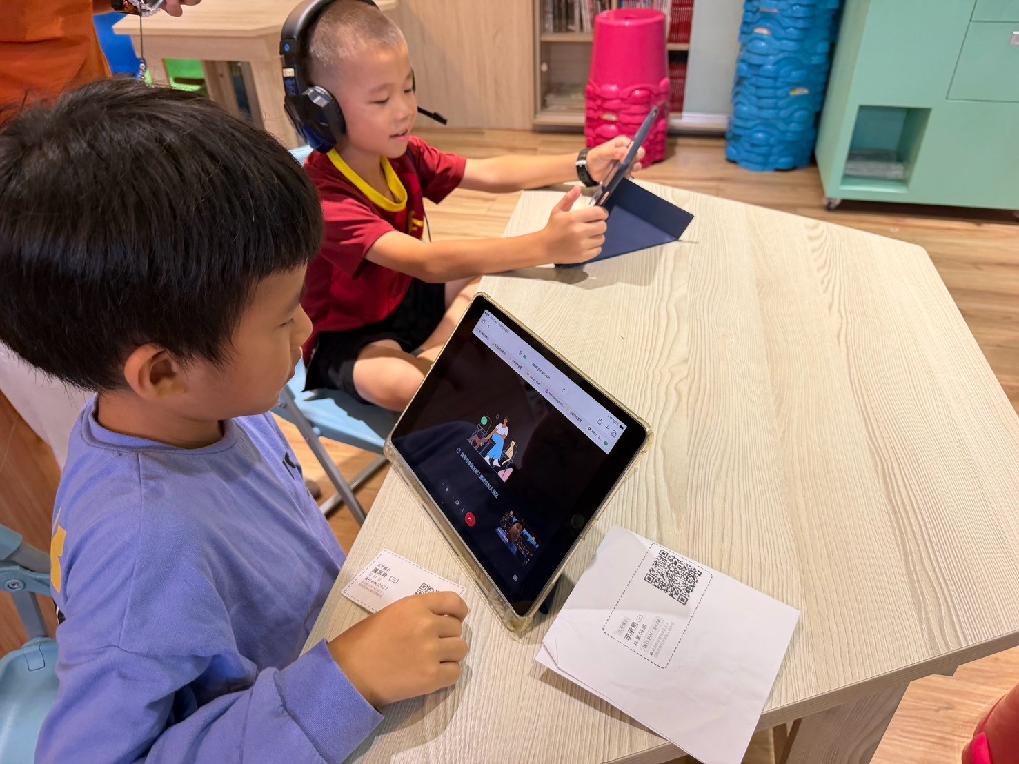 太平國小孩子課堂學習