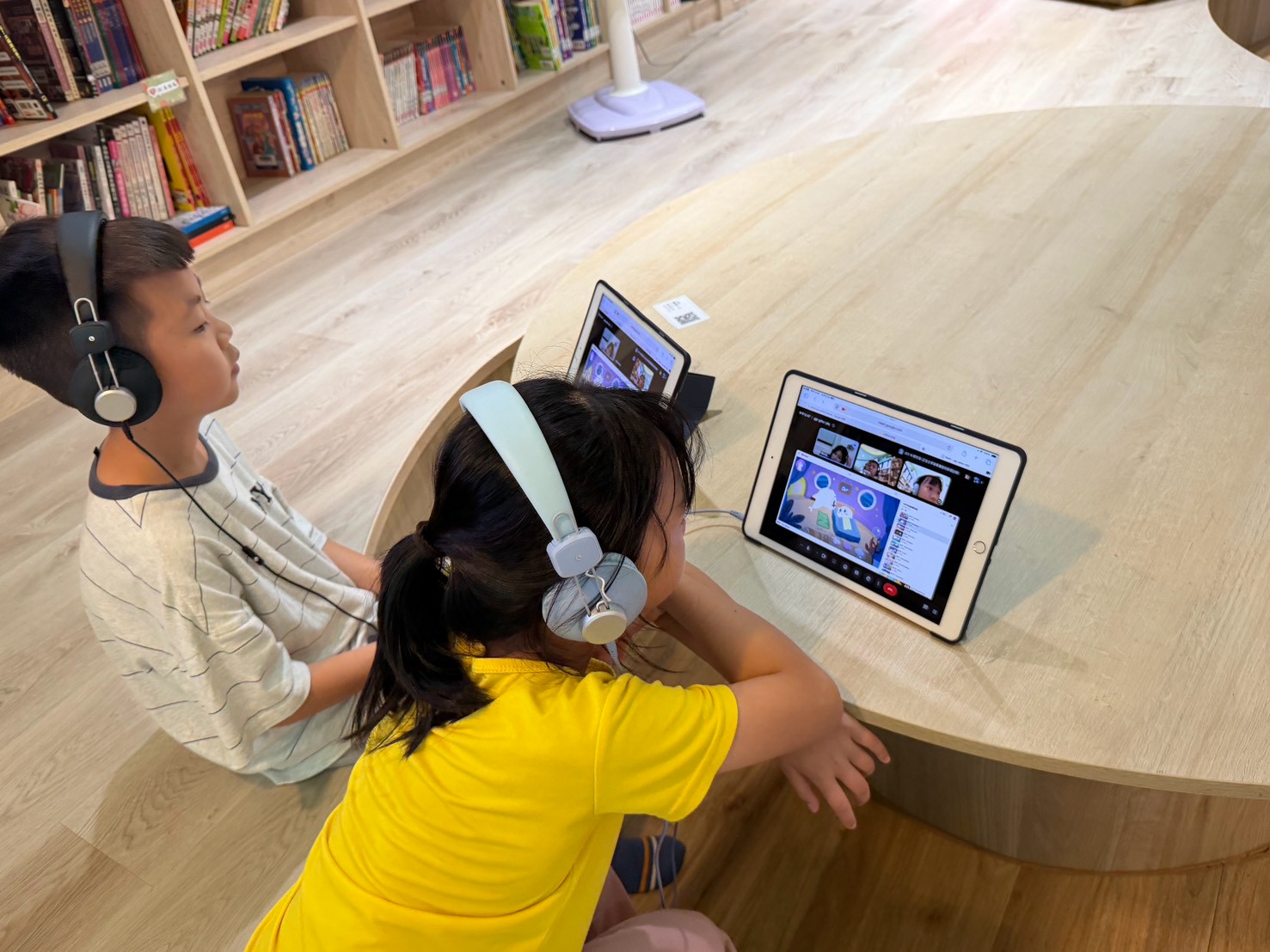太平國小孩子課堂學習