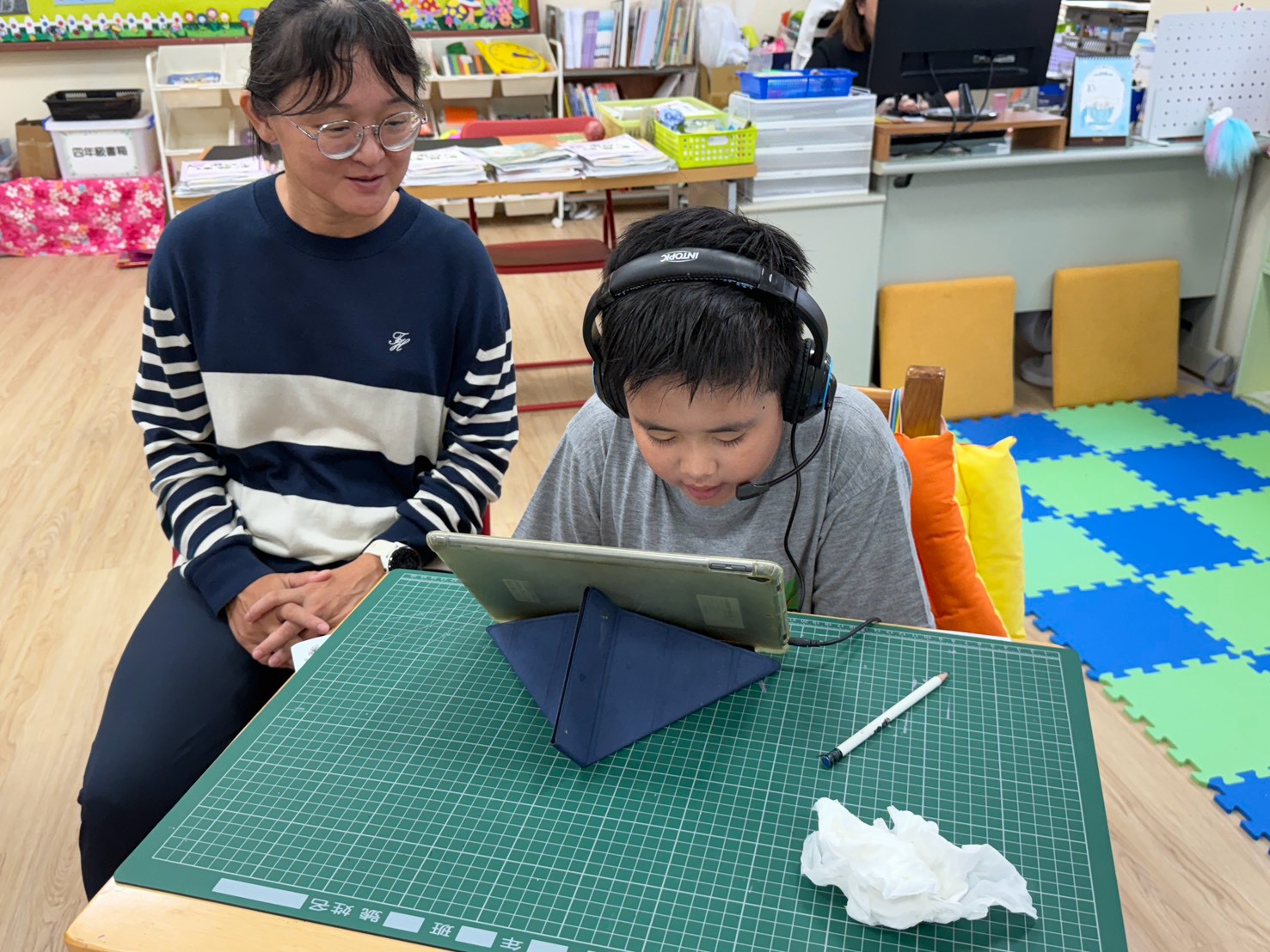 太平國小孩子課堂學習
