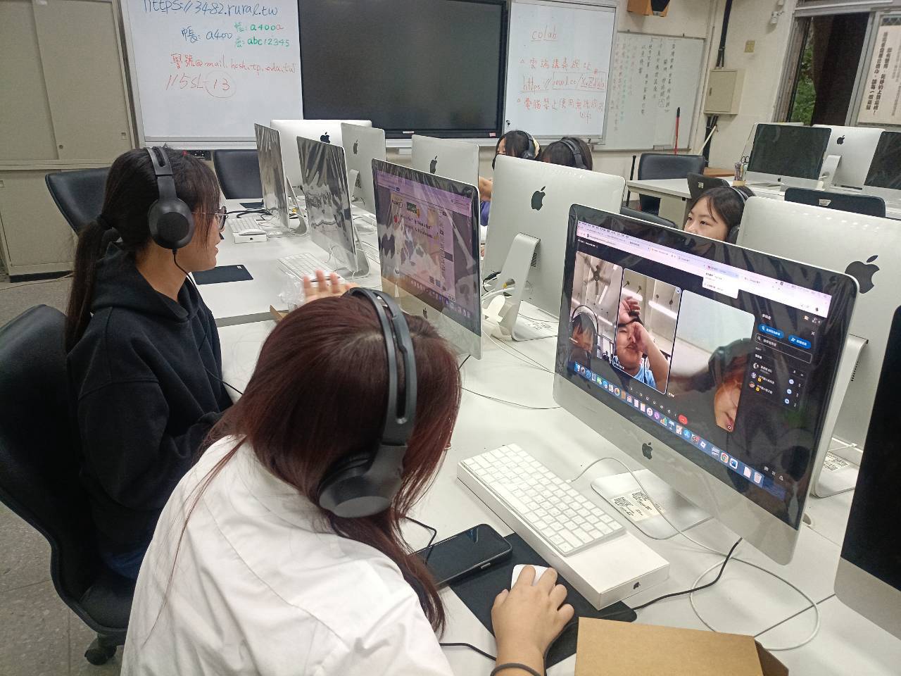 華江高中大學伴線上教學
