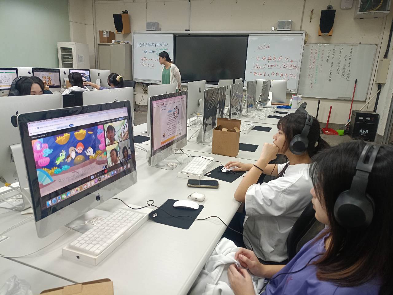 華江高中大學伴線上教學